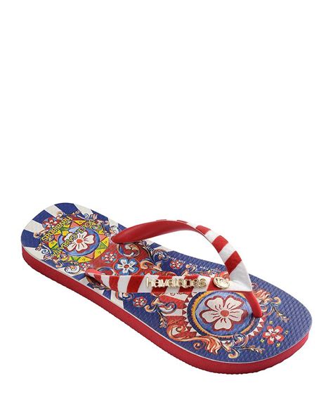 havaianas Women's Top Dolce & Gabbana Carreto Siciliano Flip 